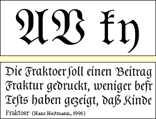 Fraktur Past and Future